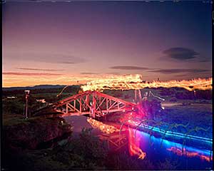 Trego Bridge with Tom's Ditch Serpent, John's Neon, Pepe's Fire